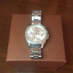 Coach Boyfriend Style Watch- Silver
